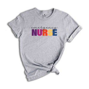 Emergency Nurse Shirt, Nursing School Shirt, Nurse Grad Shirt, Registered Emergency Nurse Gift, Emergency Department Nurse Shirt