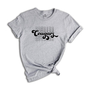 Team Mascot Shirt, Cougars Team Shirt, Cougars Team Spirit Shirt, Cougars Fan Shirt, Cougars School Shirt, Cougars School Spirit