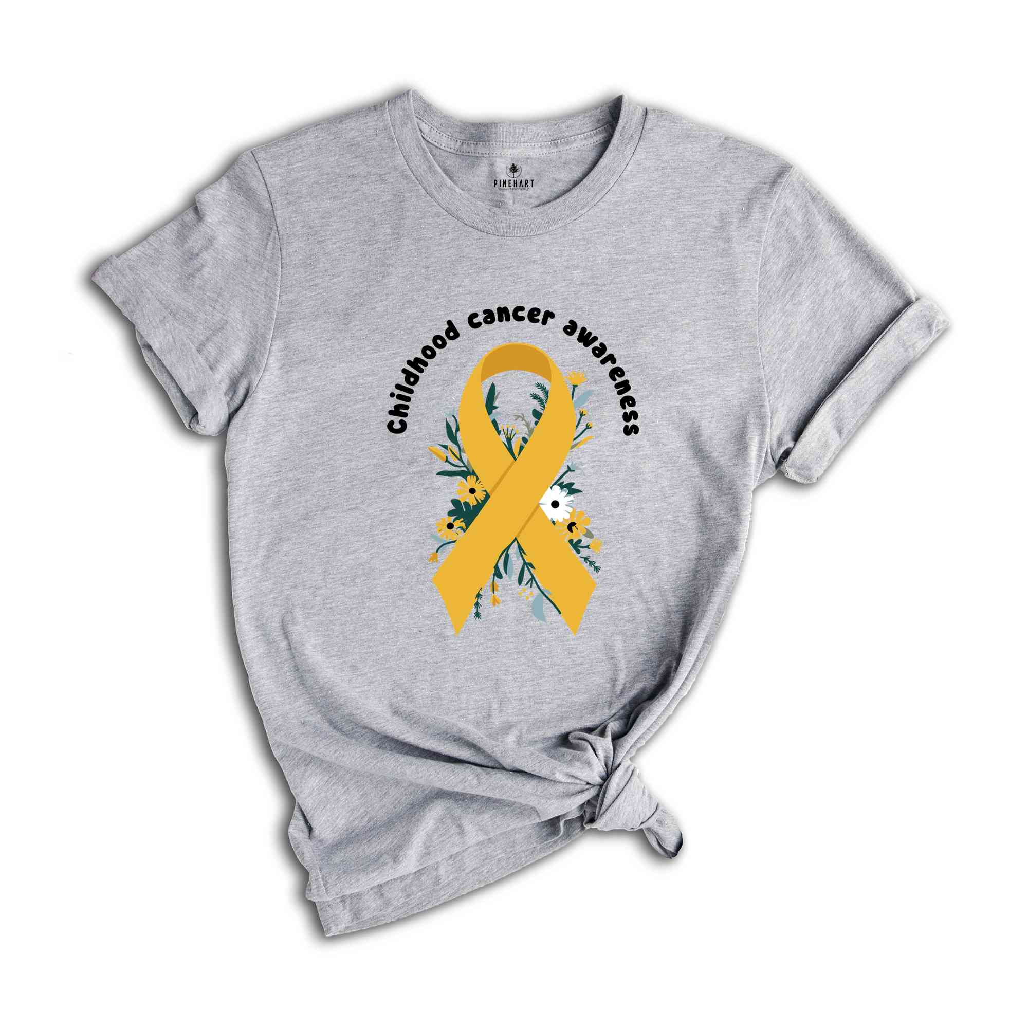 Childhood Cancer Awareness Shirt, Childhood Cancer Support Shirt, Childhood Cancer Shirt, Gold Awareness Ribbon Shirt