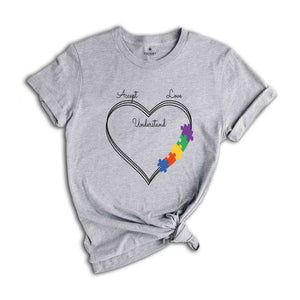 Autism Acceptance T-Shirt, Autism Accept Understand Love T-Shirt, Autism Awareness Shirt, Autism Mom Shirt, Autism T-Shirt