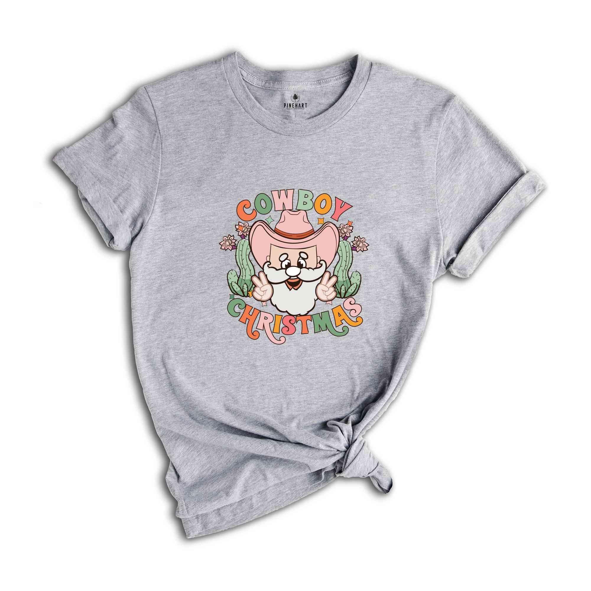 Cowboy Christmas Shirt, Western Christmas Shirt, Santa Shirt, Howdy Shirt, Funny Christmas Shirt, Christmas Party Shirt, New Year Shirt