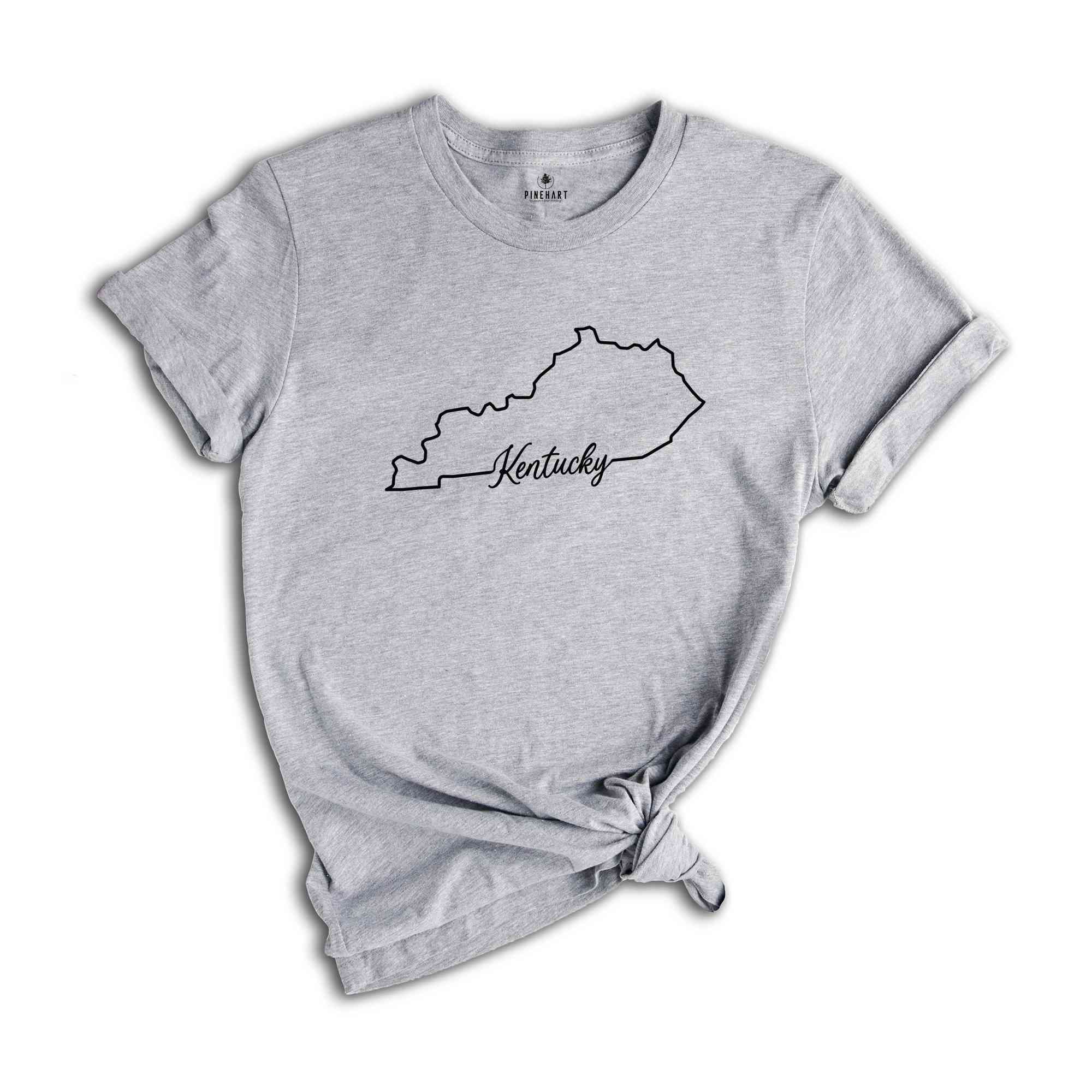 Kentucky State Shirt, The USA State Shirt, Kentucky USA Shirt, Kentucky Map Outline Shirt, US Outline Shirt, United States Shirt