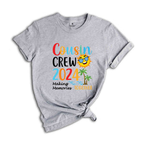 Cousin Crew 2024 T-Shirt, Summer Vacation Tee, Family Matching Shirts, Cousin Matching Shirts, Cousin Vacation Shirts