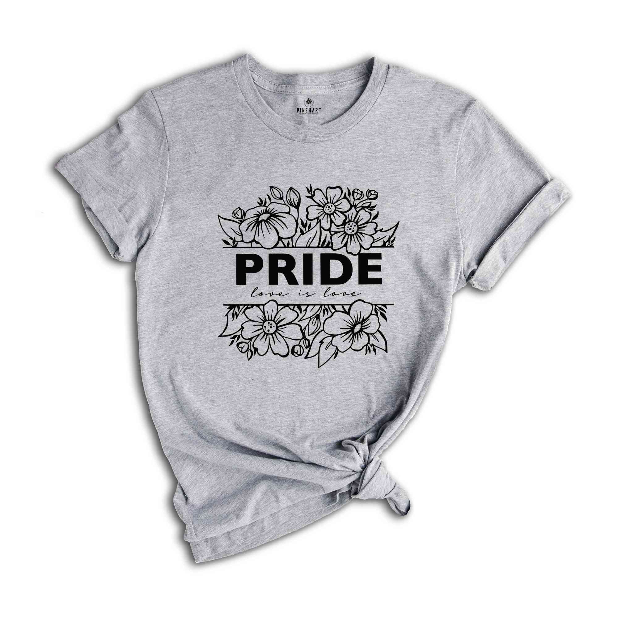 Pride Love is Love Shirt, Pride Month Shirt, LGBTQ+ Shirt, Hurts No One Tee, Pride Gift, Equality Tshirt, Rainbow tee