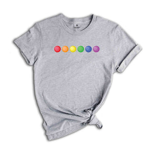 Prideful Rainbow LGBT Shirt, Colorful Tee for LGBTQ+ Supporters, Rainbow Pride Shirt, Pride Ally Tee, Love Is Love Shirt, Pride Parade Shirt