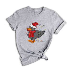 Christmas Duck Shirt, Funny Christmas Shirt, Cute Duck Shirt, Duck Shirt, Christmas Party Tee, Christmas Gift, Happy Christmas Shirt