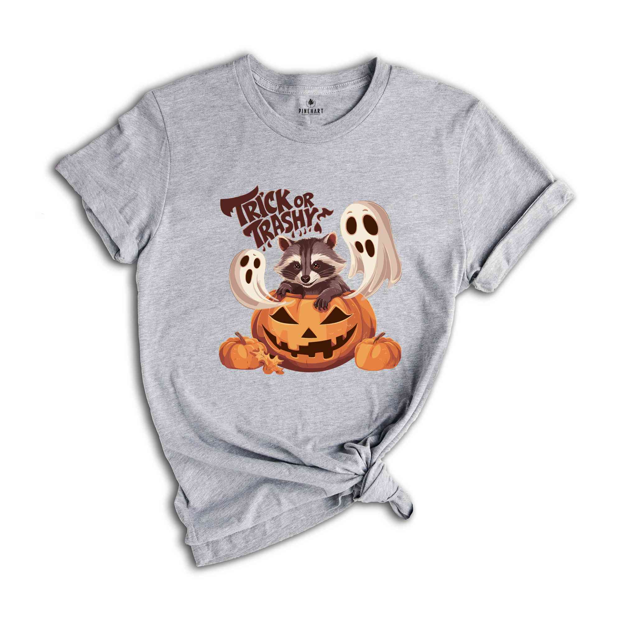 Trick or Trashy Raccoon Halloween Shirt, Retro Raccoon Tee, Cute Raccoon Shirt, Trendy Halloween Tee, Pumpkin Gift, Halloween Tee