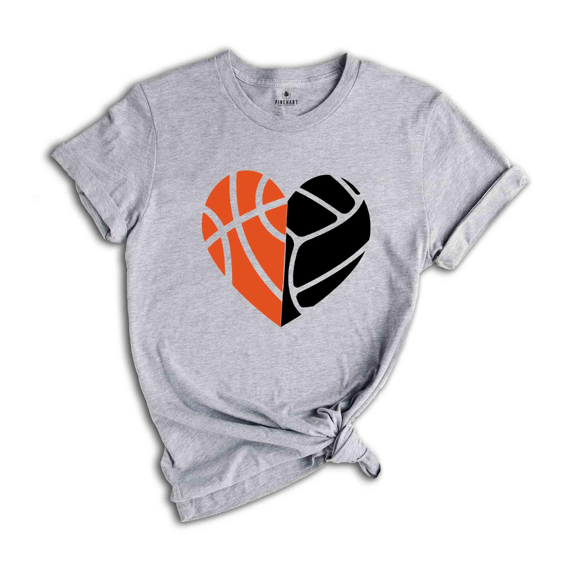 Basketball Heart Shirt, Volleyball Lover Shirt, Basketball Shirt, Basketball Mom Shirt, Game Day Outfit, Sports Shirt