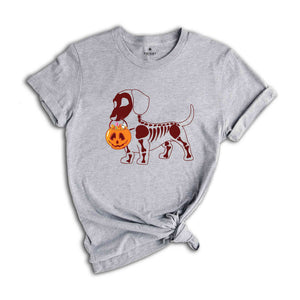 Skeleton Dog Shirt, Halloween Puppy Shirt, Ghost Halloween Shirt, Halloween Shirt, Dog Shirt, Ghost Shirt, Funny Halloween Tee, Fall Shirt