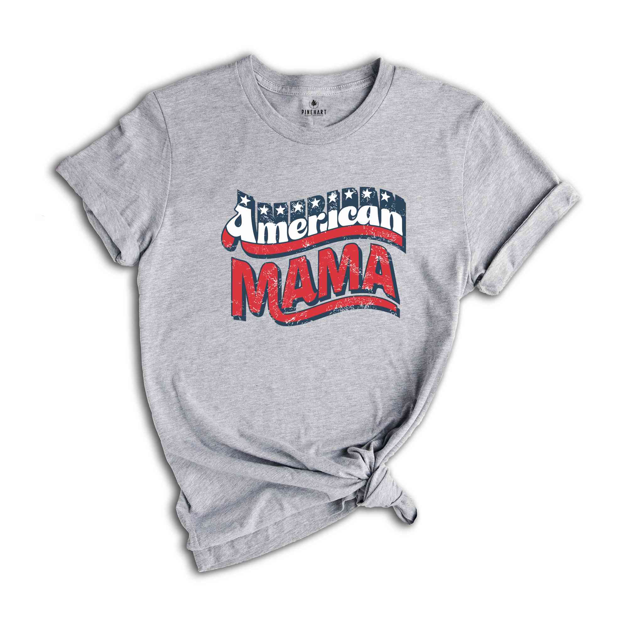 Retro American Mama Shirt, 4th Of July Shirt, Retro American Mama Shirt, Red White and Blue Shirt, Independence Day Tee