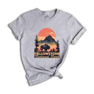 Yellowstone National Park T-Shirt, Vacation Trip Shirt, National Park Mountains Gifts, Hiking Shirts