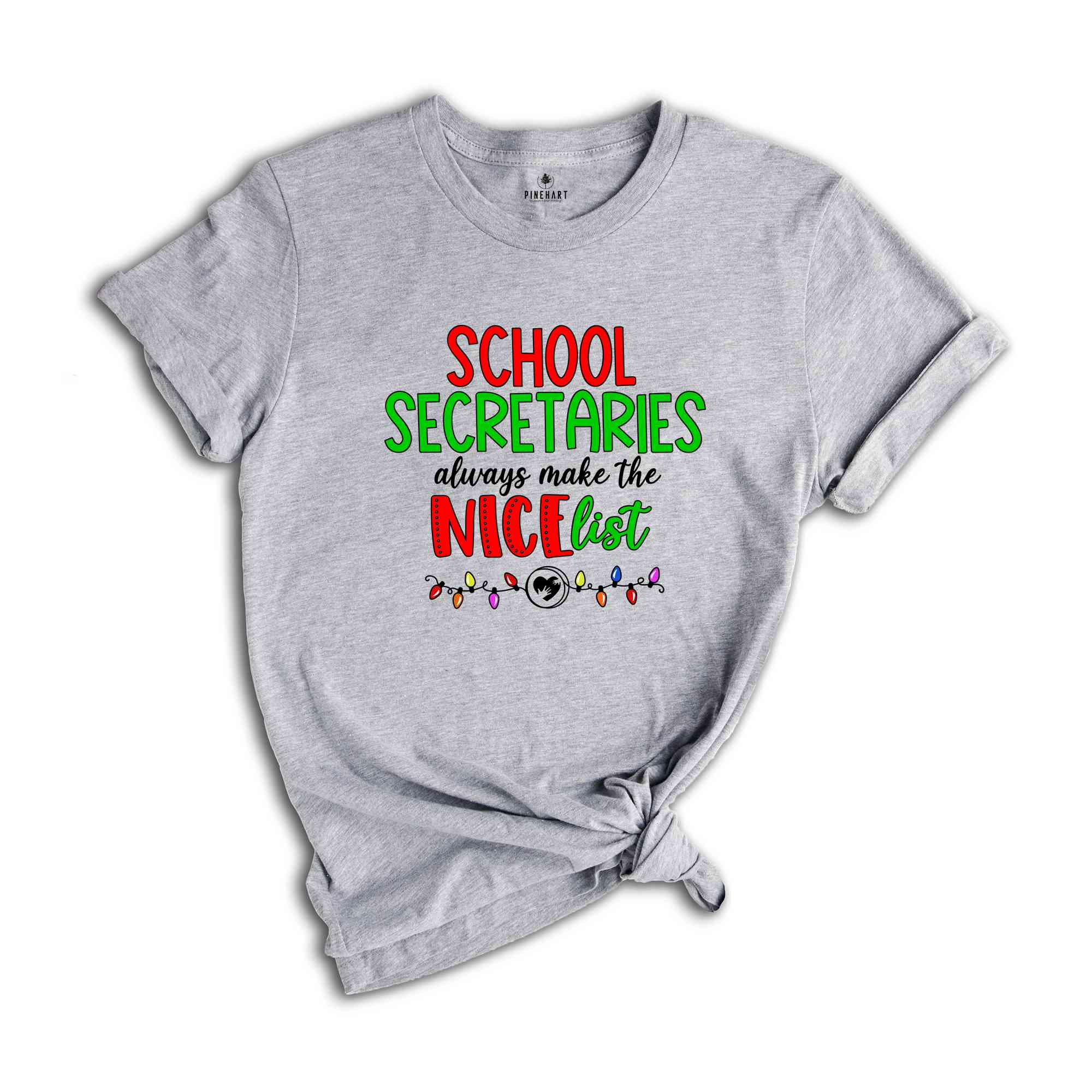 School Secretaries Always Make The Nicelist Shirt, Office Crew Christmas Shirt, Front Office Shirt, Secretary Christmas Shirt, School Crew