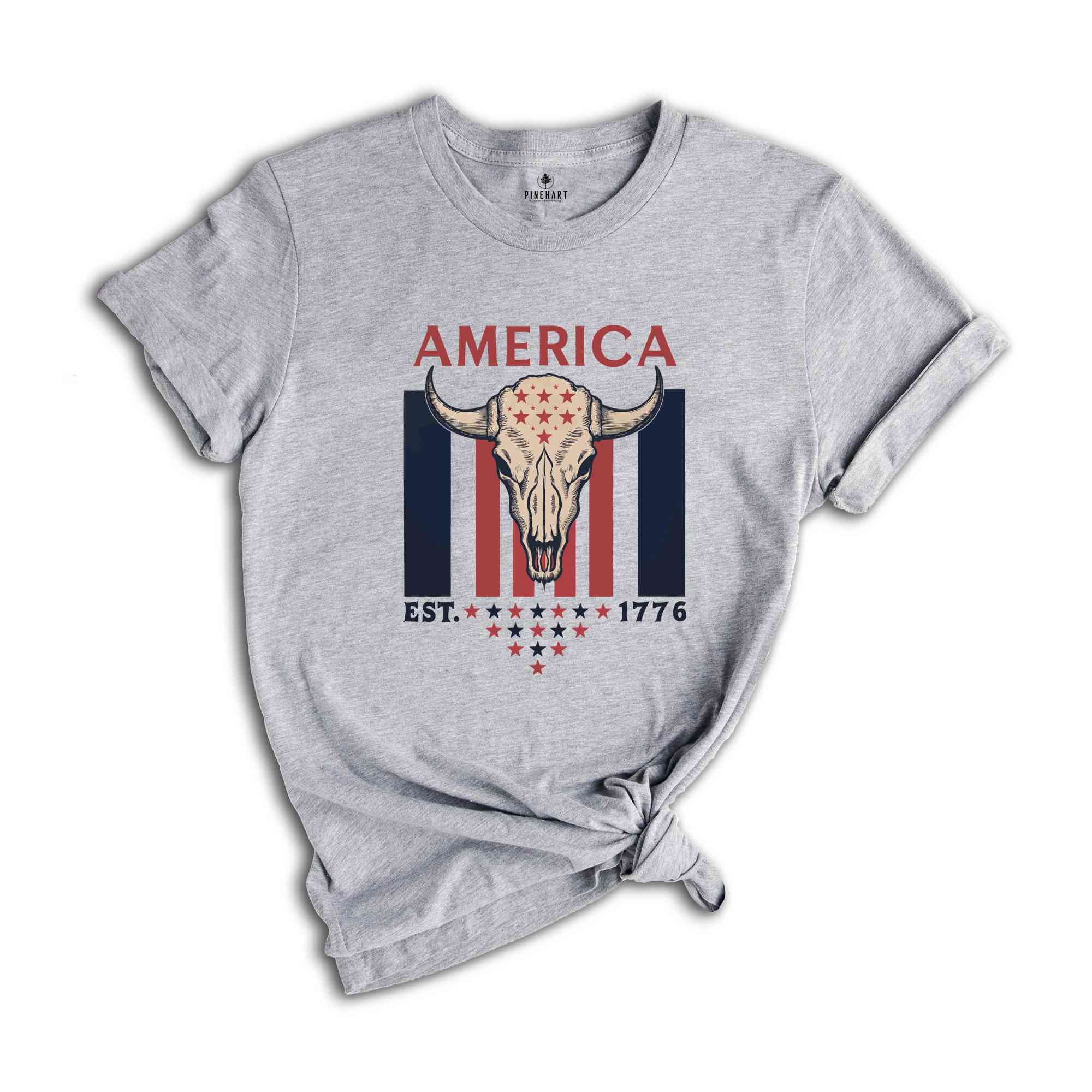 Fourth of July Shirt T-Shirt, 4th of July Tee, 1776 Shirt, America Tee, USA TShirt, Western Patriotic Shirt