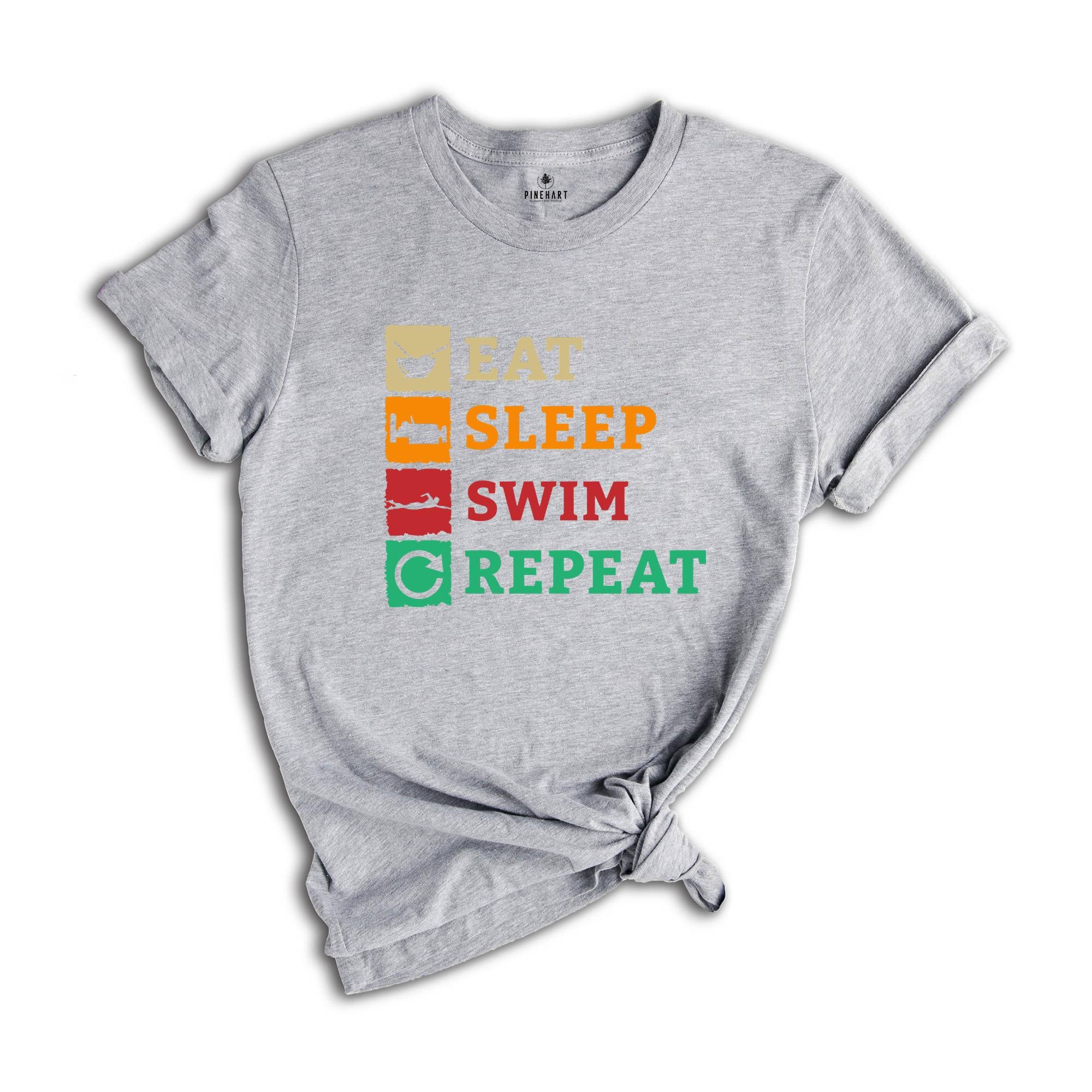 Eat Sleep Swim, Swimming Shirt, Swimmer Shirt, Funny Swimmer, Swim Coach Gift, Swimming Lover, Swim Instructor, Swim Teacher