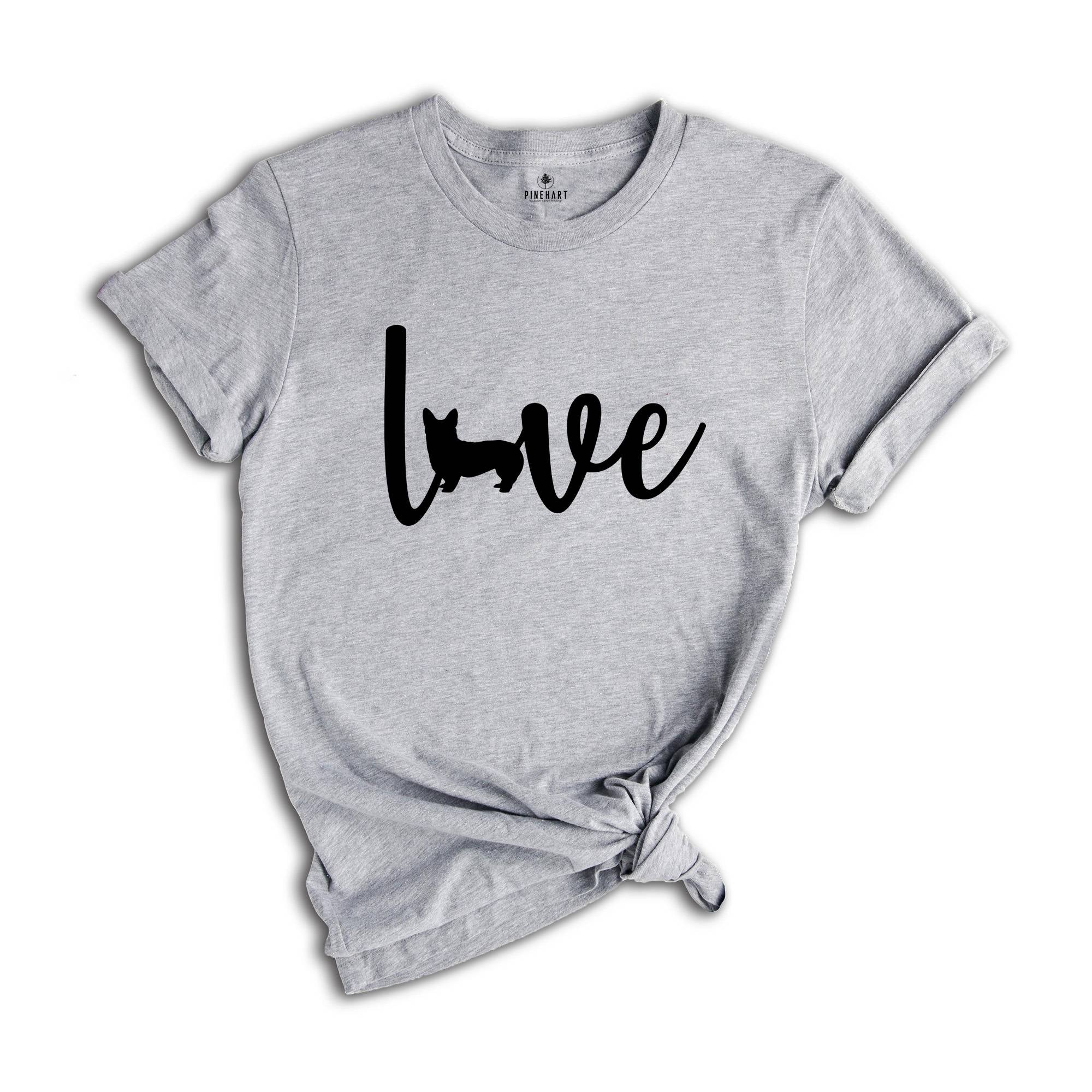 Love Corgi Shirt, Cute Dog Owner Tee, Fur Mom T-Shirt, Dog Mom Shirt, Corgi Lover Tee, Corgi T-Shirt, Dog Lover Gift