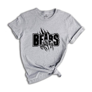 Team Mascot Shirt, Bears Team Mascot Shirt, Bears Team Spirit Shirt, Bears Fan Tee, Bears School Shirt, Bears School Spirit