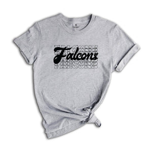 Team Mascot Shirt, Falcons Team Shirt, Falcons Team Spirit Shirt, Falcons Fan Shirt, Falcons School Shirt, Falcons School Spirit