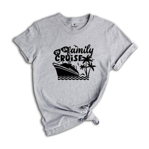 Family Cruise Shirt, Family Matching T-Shirt, Vacation Tee, Family Cruise 2024 Shirt, Beach Vacation Tee, Cute Family Matching Shirt