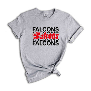 Falcons Team Shirt, Team Mascot Shirt, Falcons Team Spirit, Falcons Fan Shirt, Falcons School Shirt, Falcons School Spirit