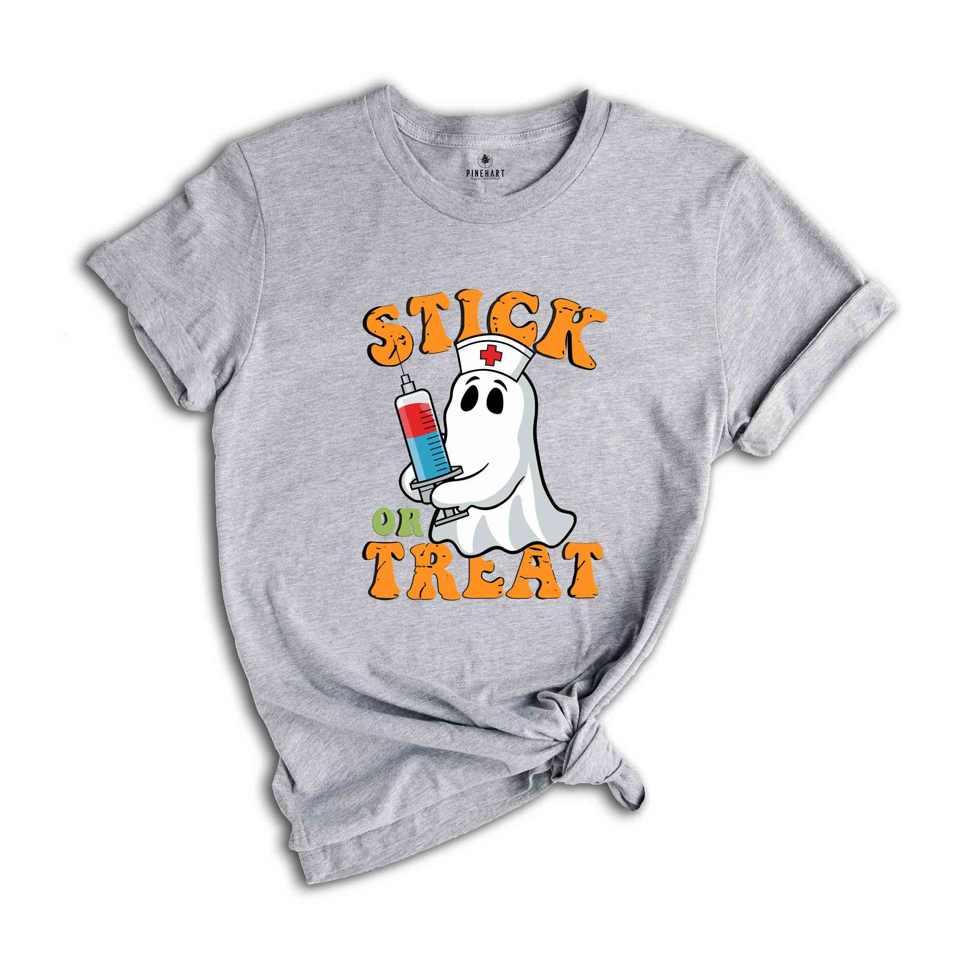 Stick Or Treat Shirt, Halloween Nurse Shirt, Nursing Shirt, Spooky Nurse Shirt, Funny Halloween Shirt, Cute Ghost Shirt, Nurse Ghost Shirt