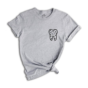 Pocket Tooth Shirt, Tooth Fairy T-shirt, Dental Assistant Shirt, Cute Dental Tee, Dental Office Apparel