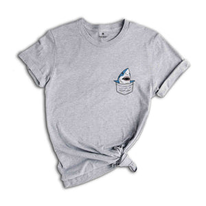 Shark Shirt, Birthday Shark Shirt, Pocket Shark Shirt, Shark Gifts, Funny Shark Shirt, Shark Youth Shirt, Kids Shark Shirt