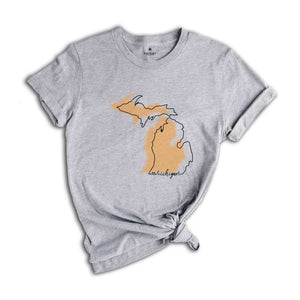 Michigan State Shirt, Michigan Map T-Shirt, Travel Gift Tee, Family Reunion Shirt, Michigan Sweatshirt, Michigan Lover Shirt,