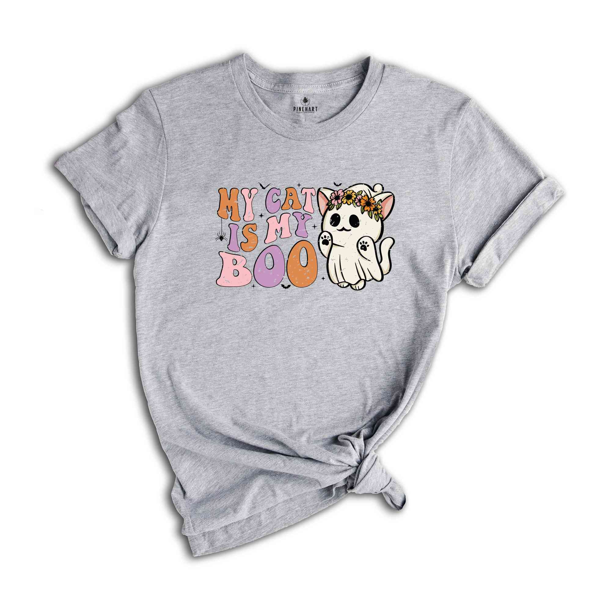 My Cat Is My Boo Shirt, Cute Halloween Shirt, Animal Lover Tee, Halloween Mom Shirt, Cute Halloween Gift, Halloween Cat Shirt