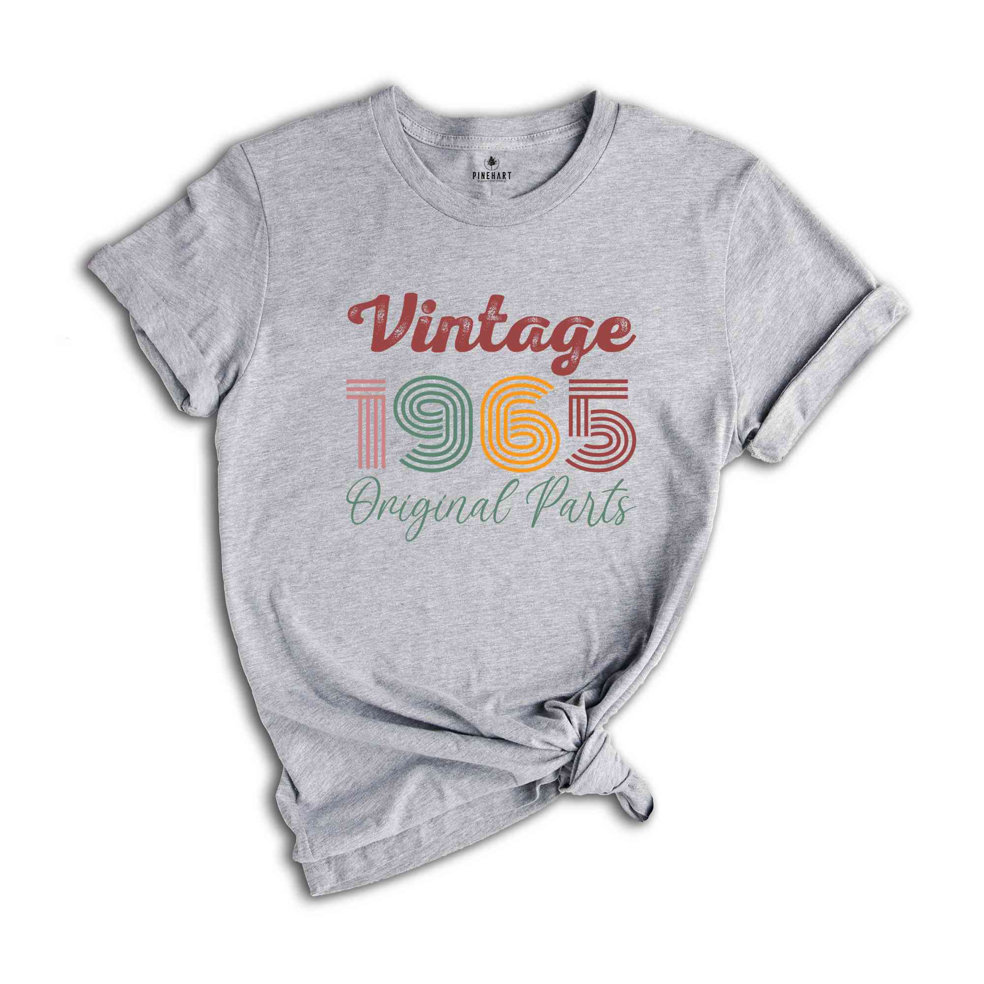 Vintage 1965 Original Parts Shirt, 59th Birthday Shirt, Vintage Shirt, Vintage 1965 Shirt, 59th Birthday Gift, Retro Shirt