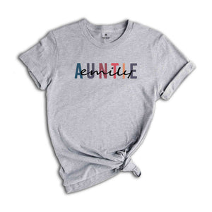 Custom Auntie Shirt, In My Auntie Era Shirt, Auntie Era Shirt, Aunt Shirt, Gift For Aunt, Aunt Birthday Shirt