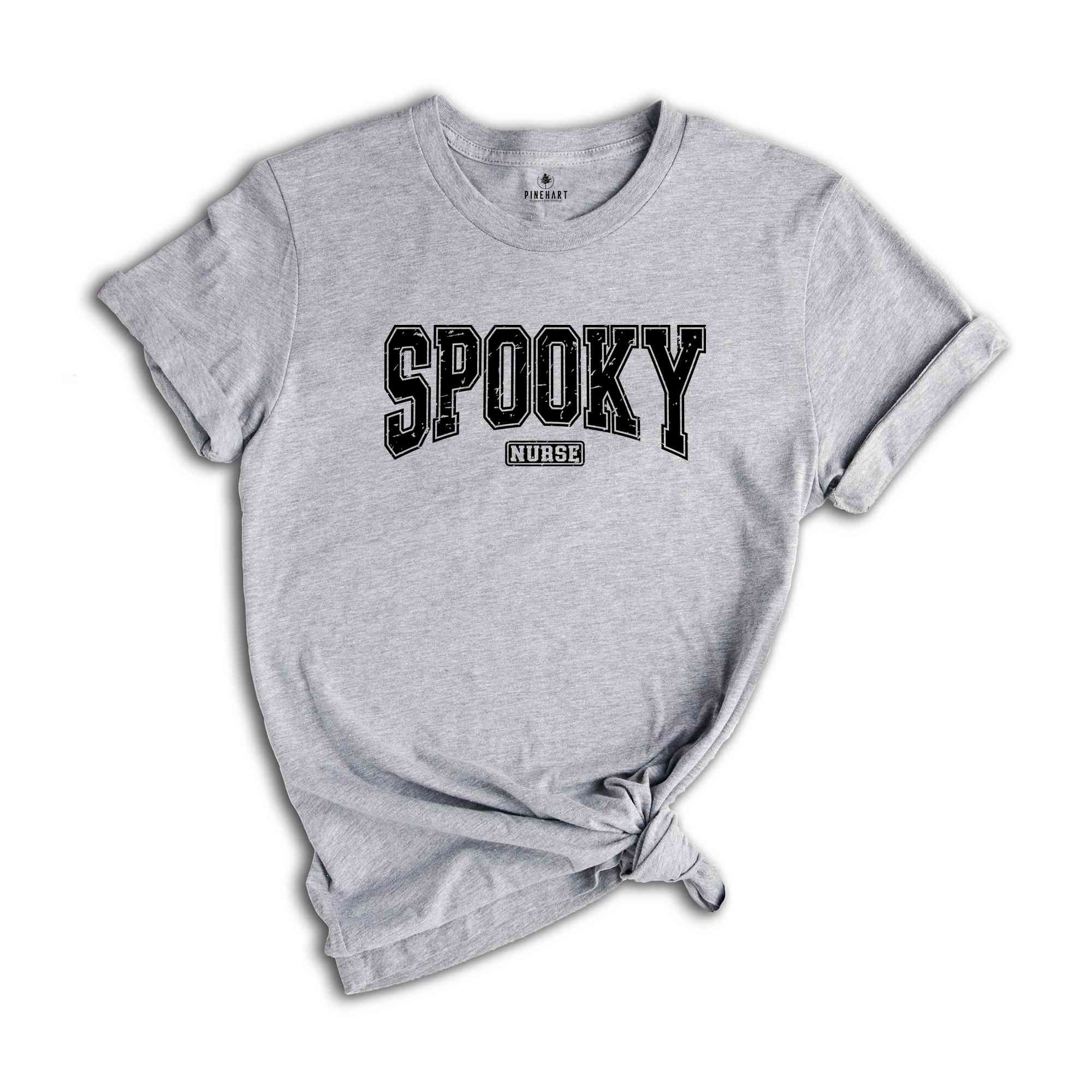 Spooky Nurse Shirt, Spooky Vibes Shirt, Gift For Nurse, Nurse Shirt, Halloween Shirt, Halloween Gift For Nurse, Stay Spooky Shirt