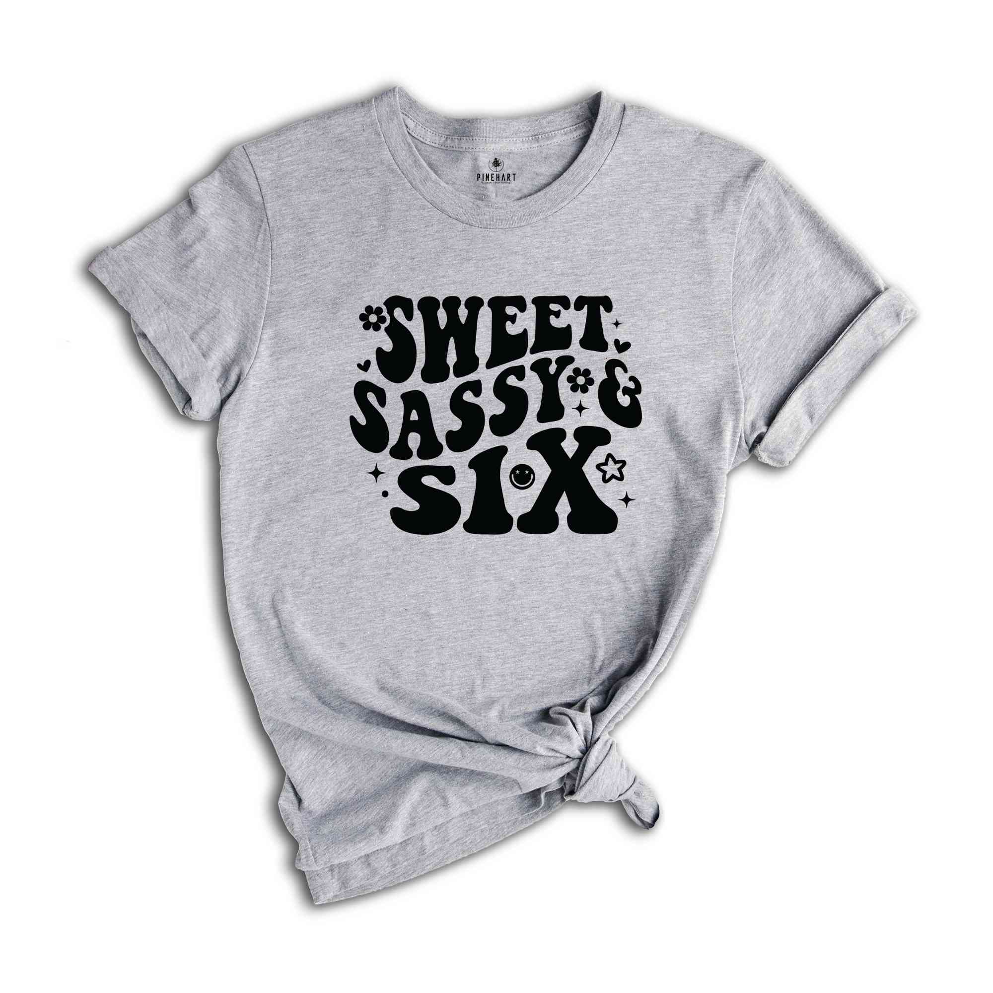 Sweet Sassy Six Shirt, Birthday Girl Shirt, Cute Birthday Shirt, Tie Dye Shirt, Birthday Party Shirt Girl, Birthday Gift, Kids Tshirt