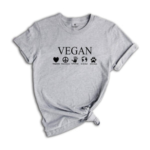 Vegan Shirt, Vegetarian Shirt, Herbivore Shirt, Vegan Definition Shirt, Friends Not Food Shirt, Animal Lover Shirt, Vegan Gift