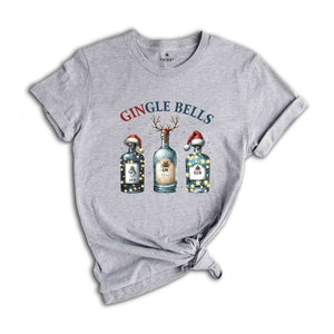 Gingle Bells Shirt, Christmas Drinking Shirt, Christmas Cheer Shirt, New Year Shirt, New Year Gift, Holiday Shirt, Christmas Santa Shirt