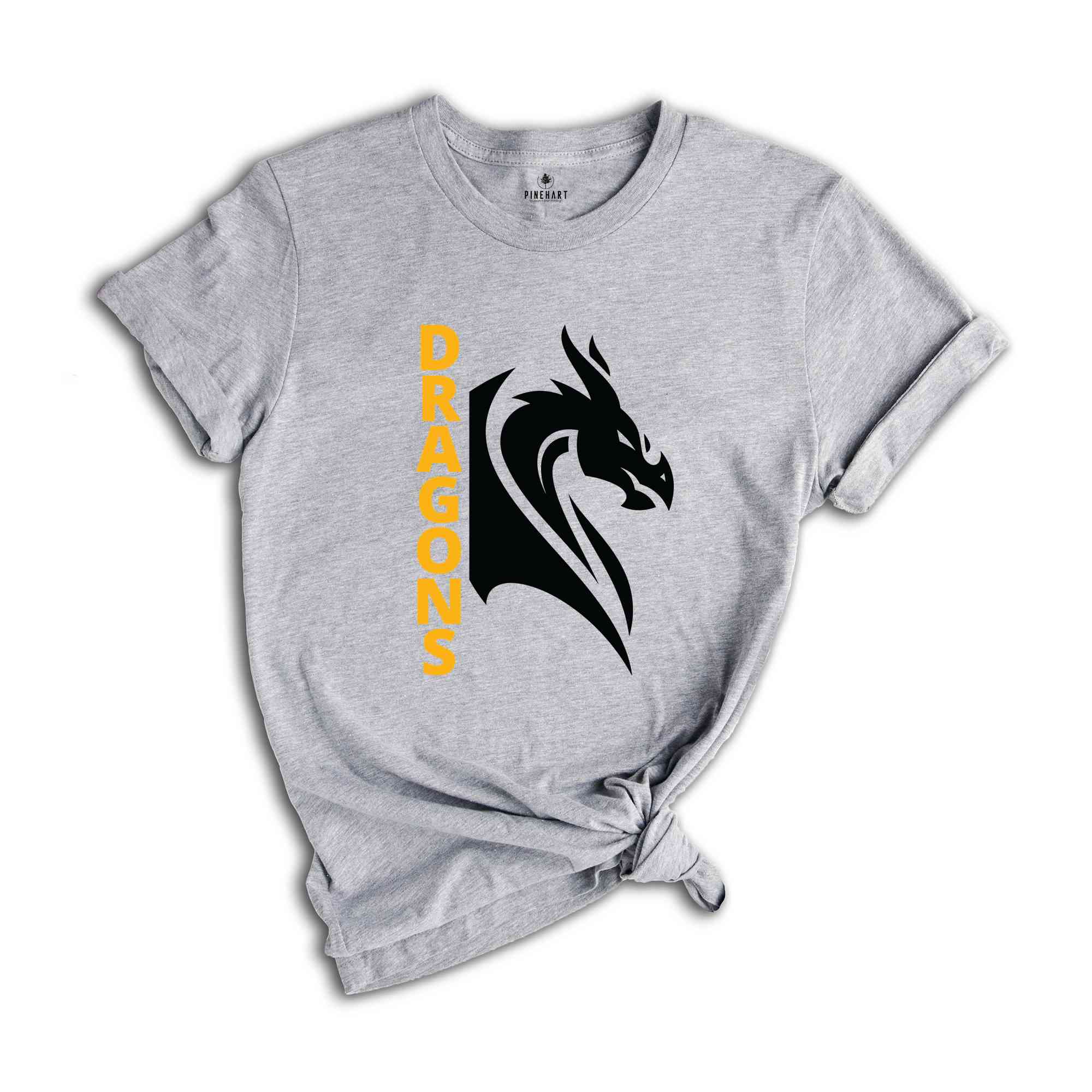 Dragons Shirt, Dragon Shirt, Custom School Name Shirt, Sports Team Shirt, Mascot Shirt, School Sports Team Shirt, School Shirt, Team Shirt