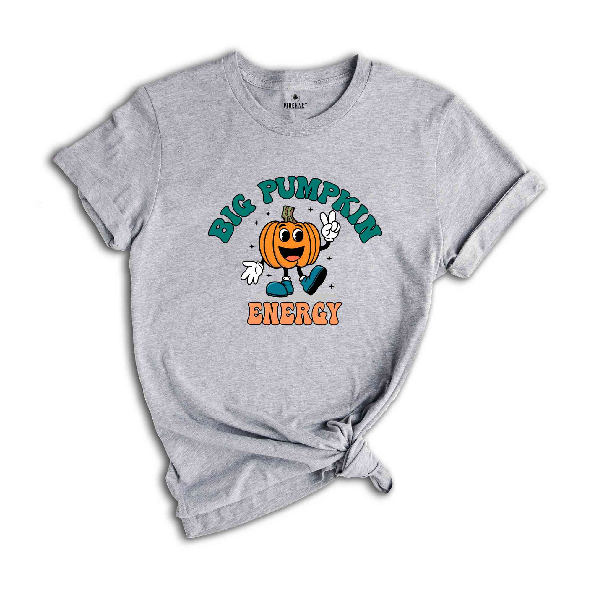 Big Pumpkin Energy Mens Shirt, Pumpkin Shirt, Halloween T-Shirt, Funny Halloween Shirt, Halloween Costume Tee