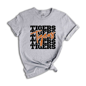 Team Mascot Shirt, Tigers Team Shirt, Tigers Football Shirt, Tigers Fan Shirt, Tigers School Tee, Tigers School Spirit, Tigers Mom Shirt