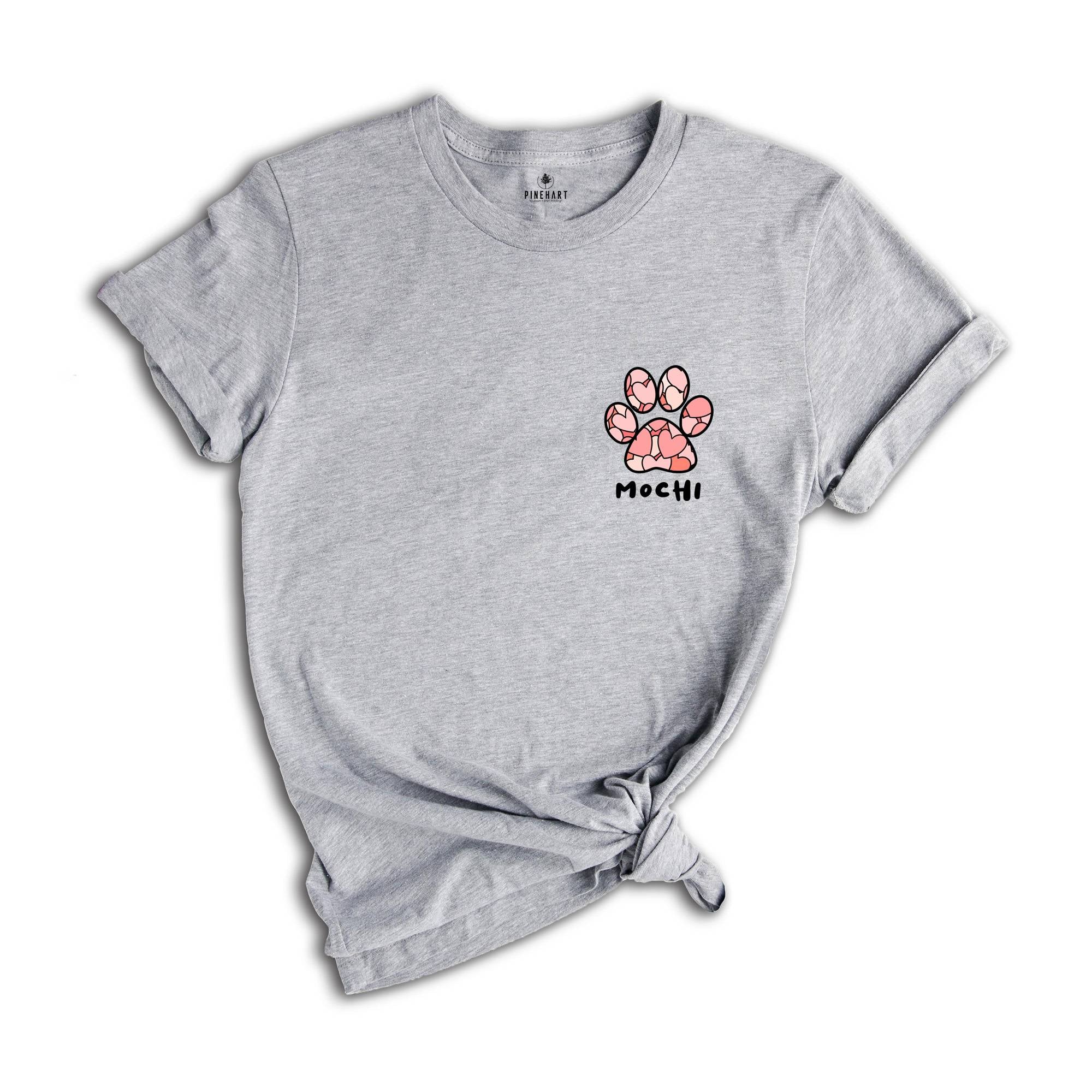 Custom Dog Lover Shirt, Custom Pet Name Shirt, Custom Dog Tee, Dog Shirt, Valentine Day Dog Lover Shirt, Personalized Dog Name T Shirt