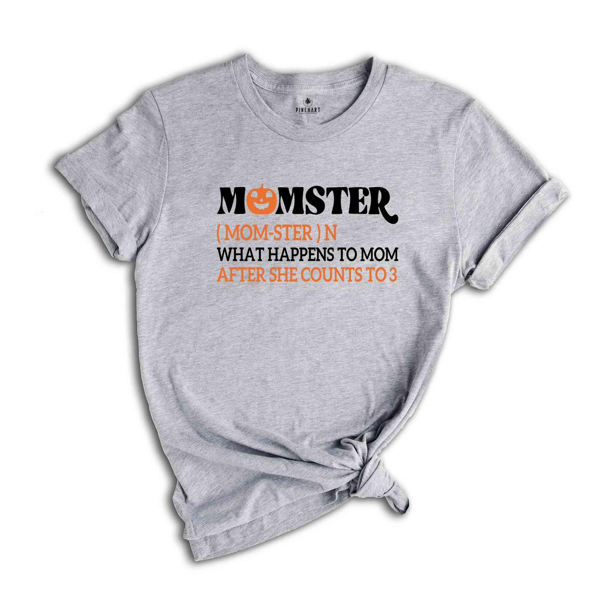 Momster T-Shirt, Halloween Mom Shirt, Halloween Tee, Halloween Day Gifts, Funny Halloween Shirt, Pumpkin Shirt, Spooky Shirt