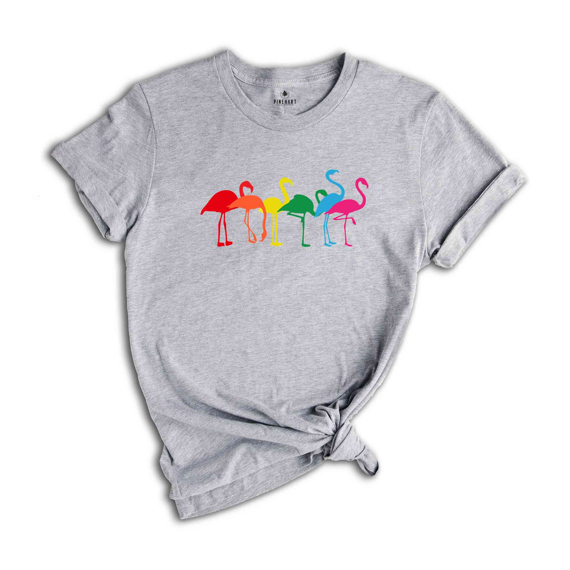 Cute Flamingo Rainbow Shirt, Cute Anime Rainbow Gift, Gay Pride LGBTQ Shirt, Lesbian Gift, Funny LGBT Shirt