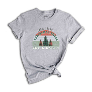 Farm Fresh Christmas Trees Shirt, Christmas Gift, Christmas Shirt, Christmas Party Shirt, Holiday Shirt, Xmas Shirt, Unisex Adult Tee,