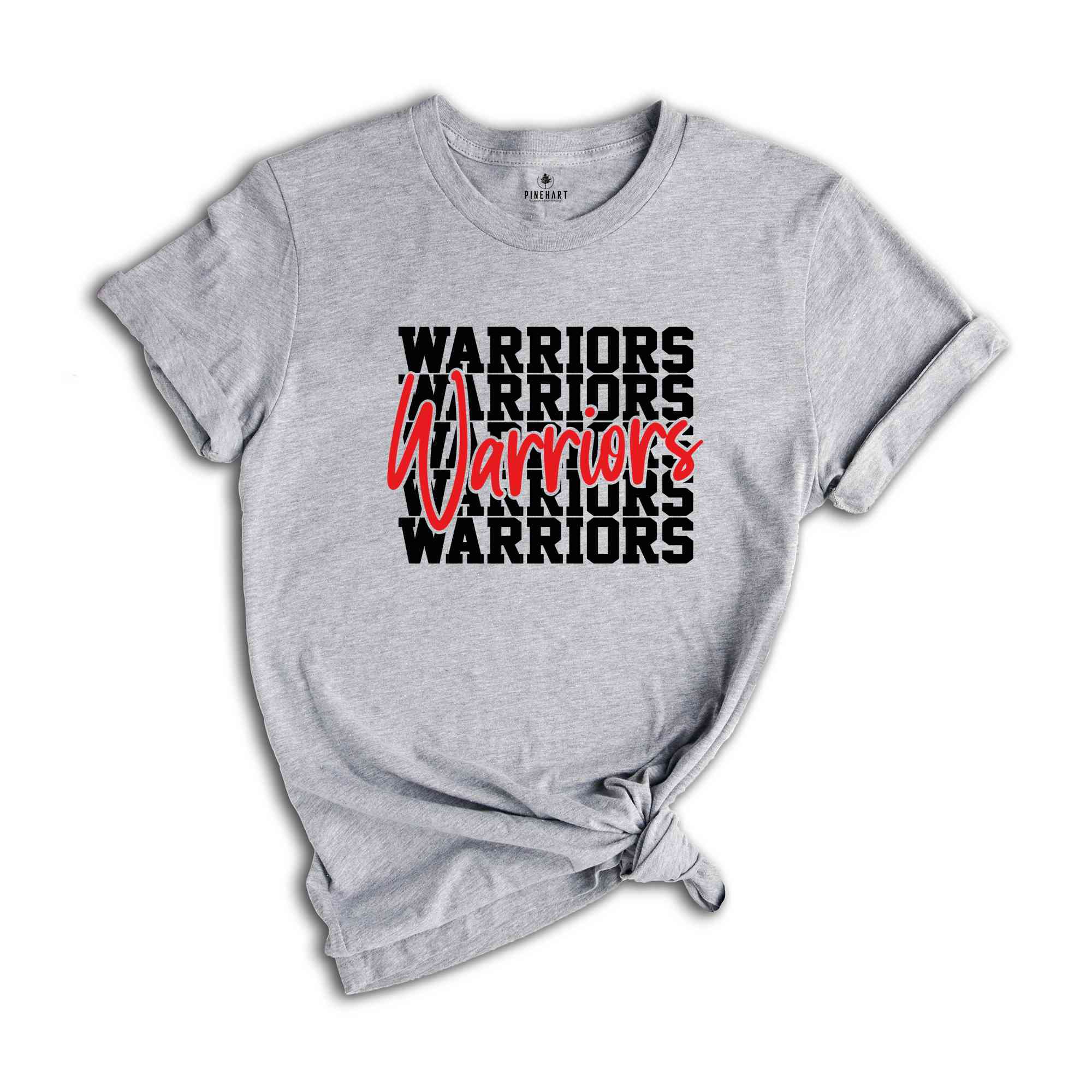 Team Mascot Shirt, Warriors Team Shirt, Warriors Football Shirt, Warriors Fan Shirt, Warriors School Shirt, Warriors School Spirit