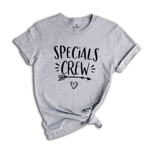 Specials Crew Shirt, Special Teacher T-Shirt, Specials Education Tee, Sped Teacher Shirt, Teacher Gift, Teacher Shirt, Specials Squad