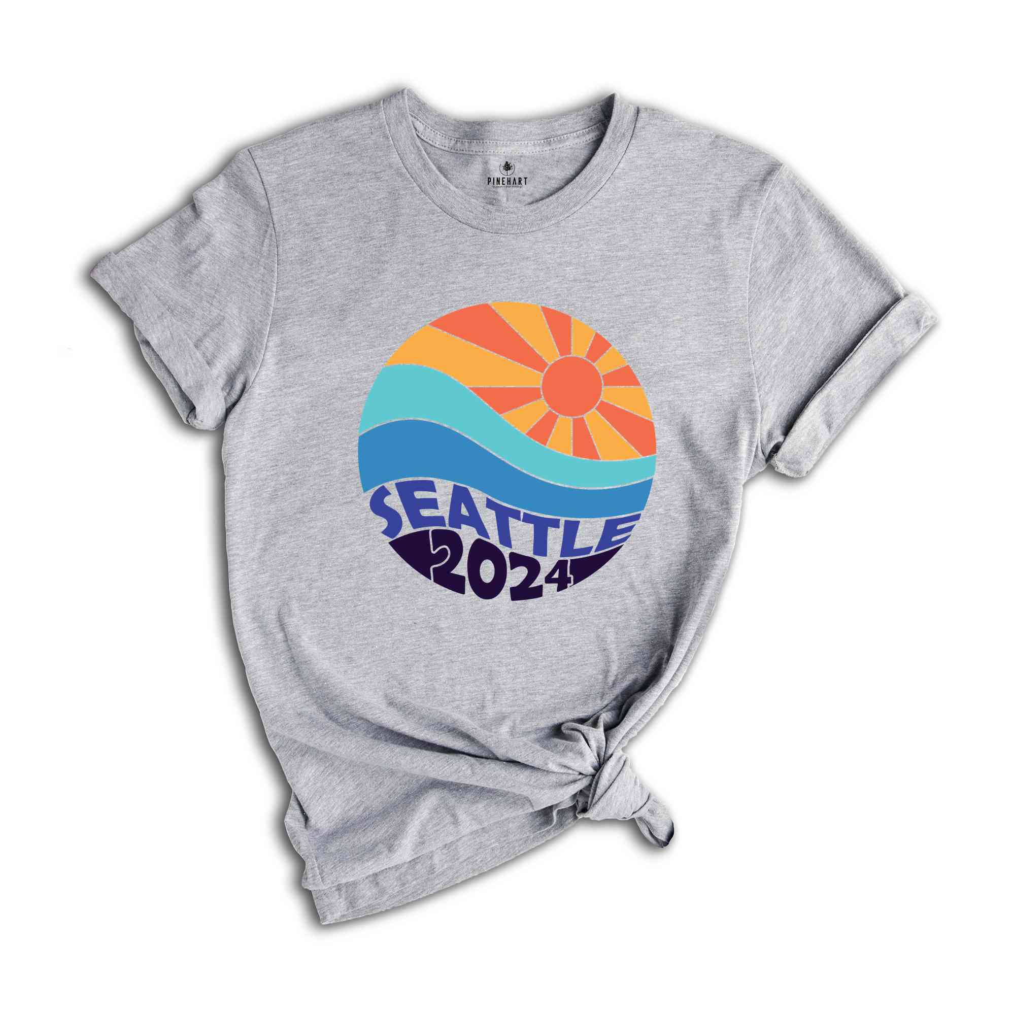 Seattle 2024 Shirt, Sun Shirt, Summer Shirt, Vacation Shirt, Summer Trip Shirt, Beach Vibes Shirt, Beach Shirt, Vacay Mode Shirt