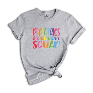 Pediatrics Squad Shirt, Child Life Specialist, Pediatric Shirt, Nursing School Shirt, School Nurse, Future Nurse, Pediatrics Shirt