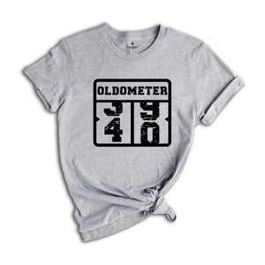 Oldometer 40 Shirt, 40th Birthday Shirt, Funny Birthday Gift, Birthday Party Tee, Born in 1984, Girls Trip Shirt, Husband Birthday Gift