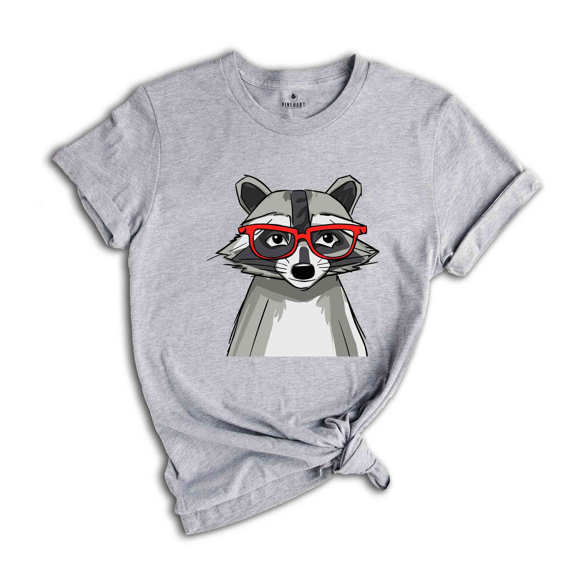 Raccoon Shirt, Cute Animal T-Shirt, Raccoon With Glasses, Raccoon Lover Shirt, Raccoon Gift, Raccoon Sweatshirt