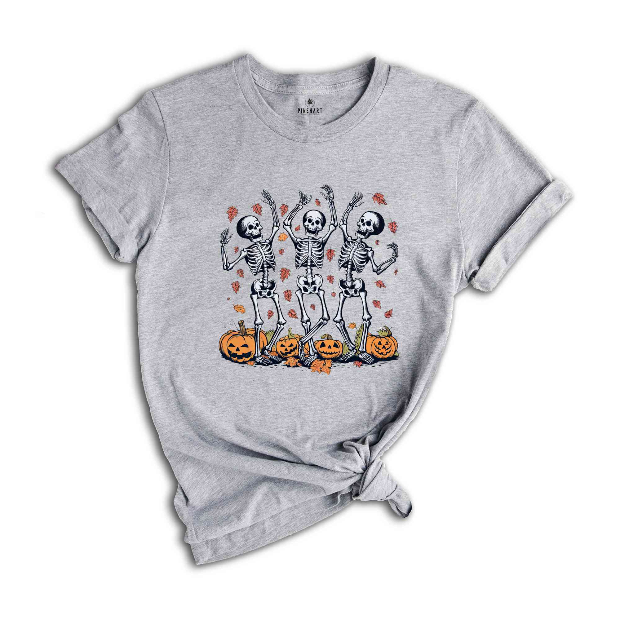 Dancing Skeletons Shirt, Halloween Party Shirt, Skeleton Shirt, Pumpkin Spice Shirt, Halloween Gift, Spooky Season Shirt, Retro Halloween