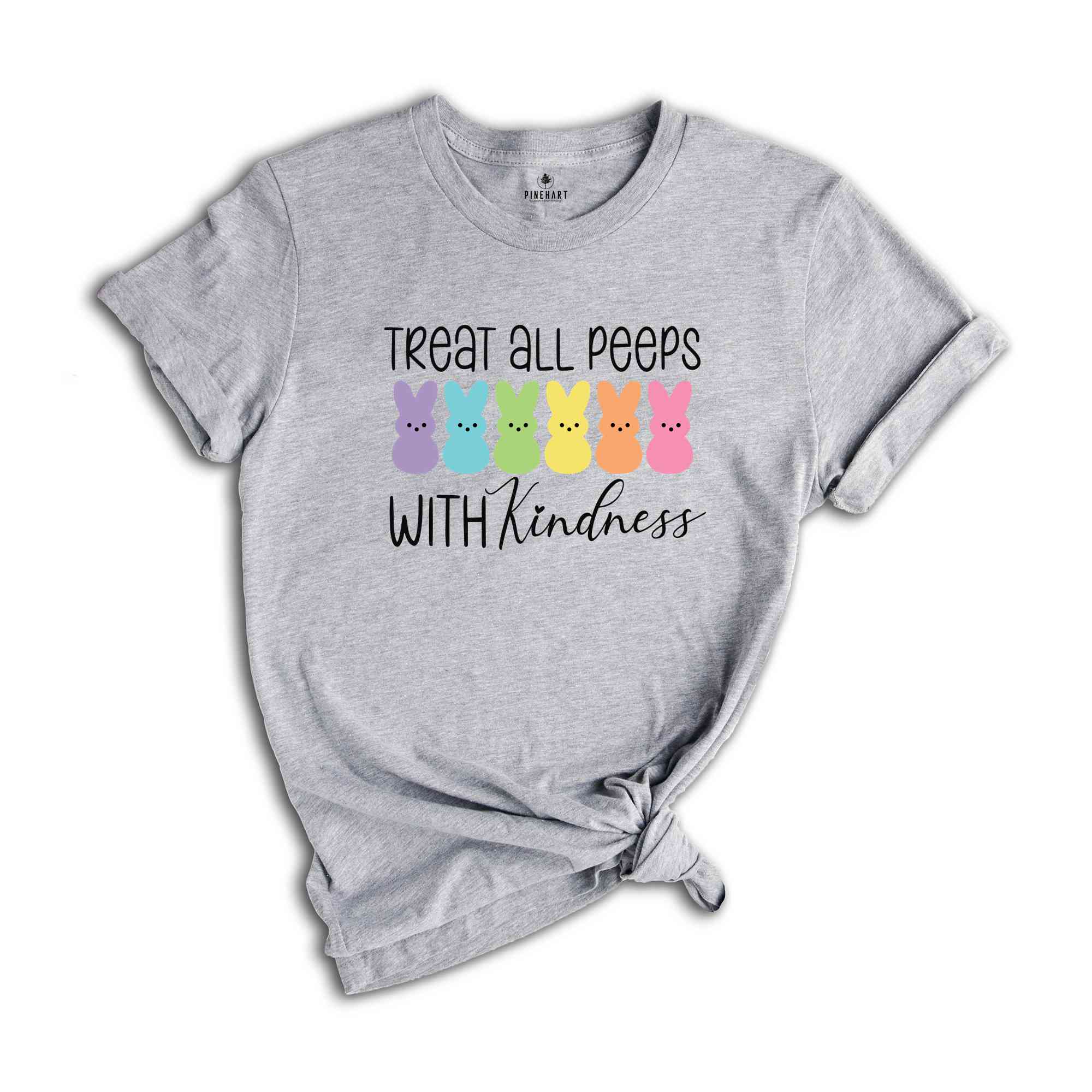 Treat All Peeps With Kindness Shirt, Cute Easter Day Shirt, Easter Peeps Shirt, Happy Easter Day, Easter Day Gift, Easter Bunny Shirt