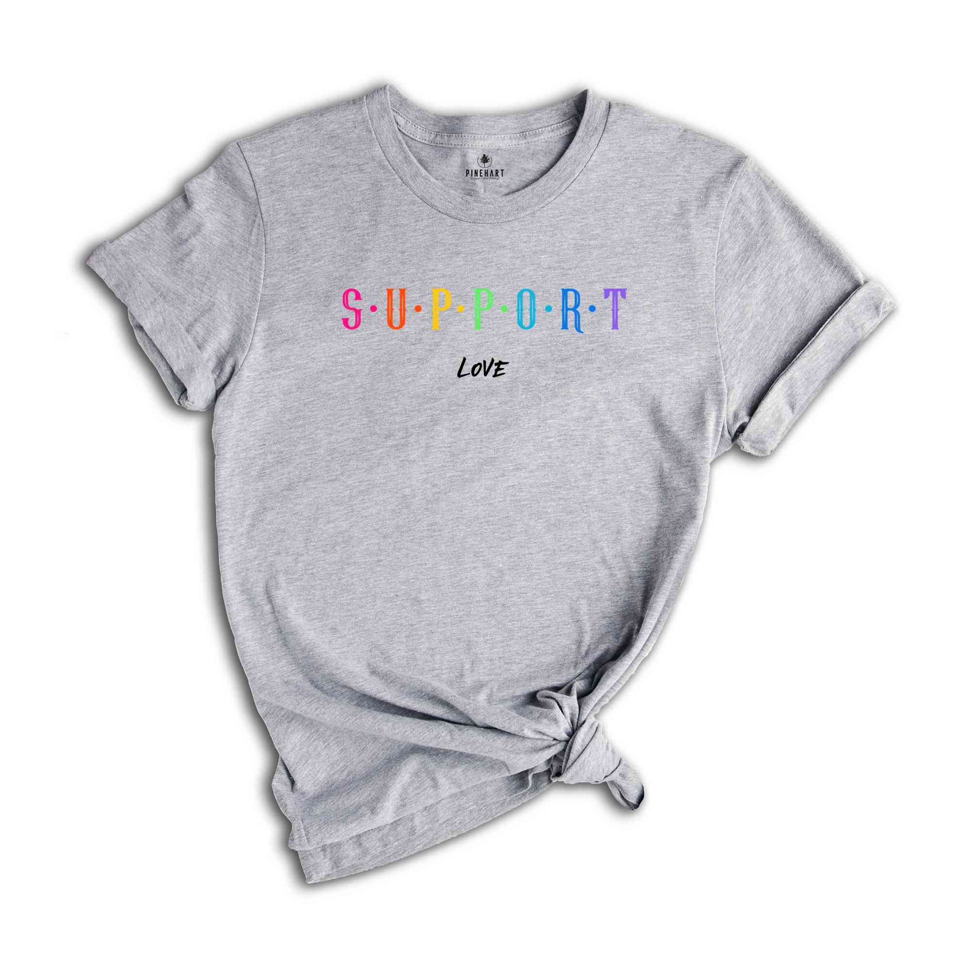 Support Love Shirt, Love Is Love Shirt, Rainbow Pride Shirt, Pride Month Shirt, LGBTQ Pride Shirt, Gay Shirt, Lesbian Shirt, Queer Shirt